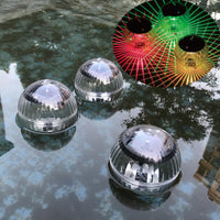 Lampe De Jardin Étanche En Forme de Balle Flottante Solaire Multi-couleur Décoration