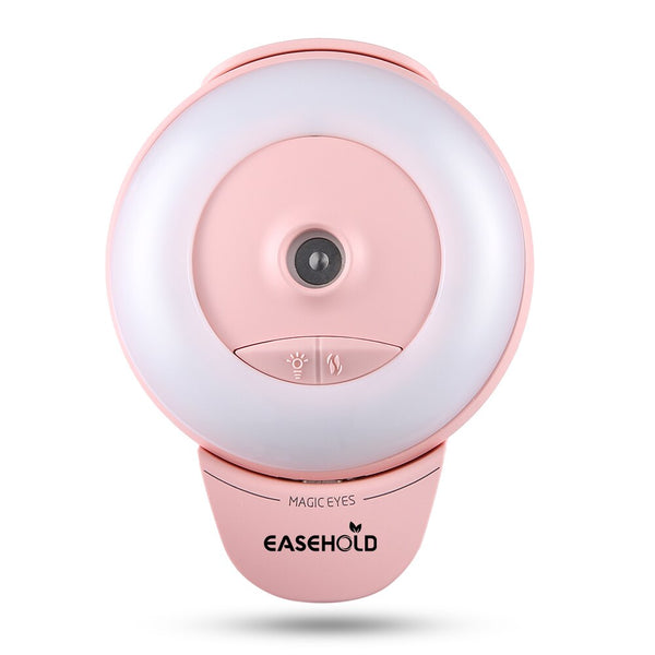 Mini Handy 2 en 1 Selfie Anneau Humidificateur léger à ultrasons Air Diffuseur Smartphone Led