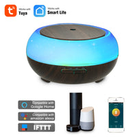 Humidificateur d'air diffuse d'huiles essentielle Smart Wifi 400 ml Alexa Google Cmd vocale