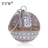 Sac à main femmes strass bague Diamants Fashion féminine épaule ronde ruban bourse