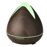 Humidifier d'air Aromathérapie Grain Bois 7 Couleur LED Lumière Électrique Fashion Design