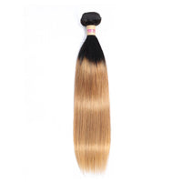 Monika Ombre Hair Weave Bundles de cheveux raides brésiliens Cheveux humains