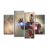 Tableau Multi Panneaux Impressions HD Peinture Modulaire Photos Iron Man Mur Art