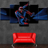 Tableau Déco Spider-Man HD Affiche Toile Peinture 5 pc Mur Photos Salon Super-Héros