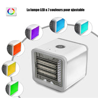 ARTIC AIR USB Mini Portable Climatiseur Humidificateur Purificateur 7 Couleurs Lumière