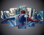 Tableau Toile Décoration Peinture HD Image 5 Pièces Spider Man Super Héros