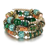 Bracelets Vintage Bijoux De Bohême Colorful Ball Charme Ethnique Pour Femmes Gland