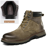 Bottes d'hiver en cuir naturel de vache véritable chaussures pour hommes les plus chaudes