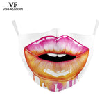 VIP FASHION Fashion Reusable Protective PM2.5 Mask Clown Print Mouth Mask Windproof Mouth-muffle bacteria proof Mask for adult