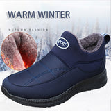 Nouveau basket confortable d'hiver au chaud bottes de neige sans lacet peluche fourrure cheville
