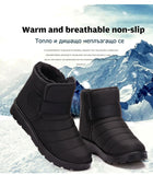 Bottes Neige Militaire Hommes Plate-Forme Hiver Baskets Randonnée Bottines Imperméables