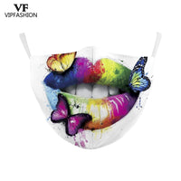 VIP FASHION Fashion Reusable Protective PM2.5 Mask Clown Print Mouth Mask Windproof Mouth-muffle bacteria proof Mask for adult