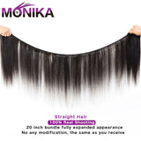 Monika 30 pouces Bundles Cheveux Raides Bundles Humains 3 Bundles Brésiliens