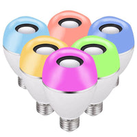Ampoule E27 LED RGB Smart Lights Application Intelligente Bluetooth Haut-Parleur