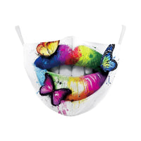 VIP FASHION Fashion Reusable Protective PM2.5 Mask Clown Print Mouth Mask Windproof Mouth-muffle bacteria proof Mask for adult