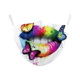 VIP FASHION Fashion Reusable Protective PM2.5 Mask Clown Print Mouth Mask Windproof Mouth-muffle bacteria proof Mask for adult