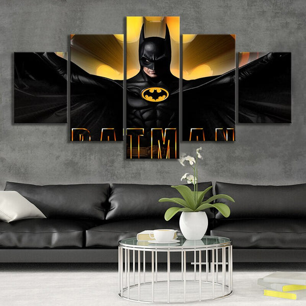 Tableau Batman HD Style De Bande Dessinée Toile Photo Peintures Super-Héros Film