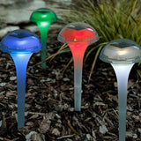 Lampe Solaire De Jardin Champignon Actionnée Extérieure Imperméabilisent IP44