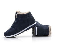 Bottes Chaussures D'hiver Pour Hommes Mode Bottes De Neige Plus La Taille Baskets