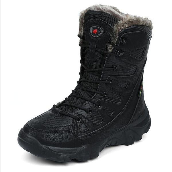 Hiver imperméable hommes bottes en peluche Super chaud bottes de neige baskets