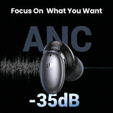 UGREEN HiTune X6 ANC Écouteurs sans fil Bluetooth 5.1 TWS ANC 35dB Hybrid Active Noise Cancellation