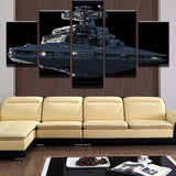 Tableau 5 pièces HD Star Wars Cuirassé Impérial Star Destroyer Moderne Décoration