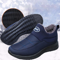 Nouveau basket confortable d'hiver au chaud bottes de neige sans lacet peluche fourrure cheville