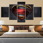 Tableau HD Imprimé Toile Affiche Cadre Décor À La Maison Mur Art 5 Pièces Superman