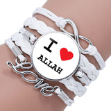 Bracelet multi couche moyen orient islamisme musulman Allah bracelet cadeau