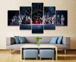 Tableau Décoratif HD 5 Pièces Peinture Star War Film Affiche Moderne Décor Pour Salon