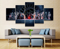Tableau Décoratif HD 5 Pièces Peinture Star War Film Affiche Moderne Décor Pour Salon