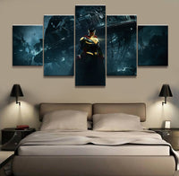 Tableau 5 Panneaux HD DC Superman Film De Bande Dessinée Toile Imprimé Peinture