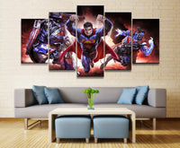 Tableau Déco Imprimé HD Toile Affiche Cadre Décor  Mur 5 Pièces Superman Film