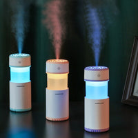 Creative Mini tirant humidificateur USB Fogger LED Night Light Purificateur Aromatherapy