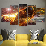 Toile Image Home Decor 5 Pièces Science-Fiction Film DC Flash Peinture Mur Art Imprimer