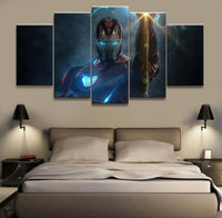5 Pièce Capitaine Iron Man Avengers Endgame Films De Soie Art Affiches et Empreintes