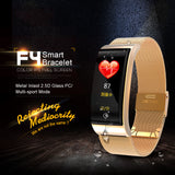 Montre Moniteur de fréquence cardiaque de pression artérielle F4 Smart Band Unisexe