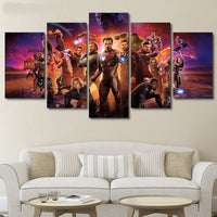 Tableau Toile HD 5 Pièces Affiche de film Avengers Infinity War  Wall Art Photos Peinture