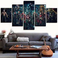 Peinture Modulaire Mur Art Modulaire Image Decor 5 Pièces Film Avengers Infinity War