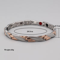 Bracelets Unisexe Fashion Cadeau Bijoux TST234 Magnétique 4 Éléments De Soins Santé