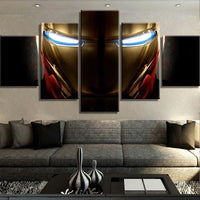 HD Imprimer 5 Pièce Toile Art Iron Man Marvel Film Affiche Peintures sur Toile Mur Art