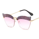 Lunettes De Soleil Fashion Design Œil De Chat Pour Les Femmes Sexy Style Vintage UV400