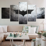 Tableau Design 5 Panneau HD Imprimé Toile Modulaire Fahion Peinture Batman Affiche