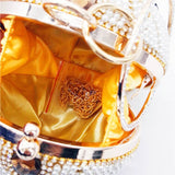 Sac Soirée Partie Gland Perle Boule Fleur De Mariage Embrayage Diamants Bourse B454