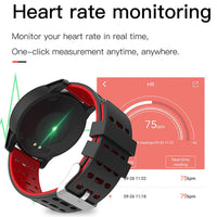Nouvelle montre Fit Unisexe intelligente Pression artérielle Fréquence cardiaque étanche