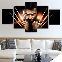 Tableau Déco HD Hollywood USA Film Affiche Wolverine Toile Peinture Murale Art Photo