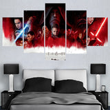 Tableau Déco Toile HD Mur Art Peinture Modulaire Photos Encadrée 5 Pièces Star Wars