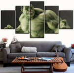 Tableau 5 Pièces Film HD Modulaire The Avengers Poster 5 Panels Comics Spécial Hulk