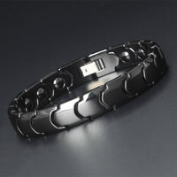 Magnifique Bracelet magnétique De Santé Homme Céramique Brillant et lisse Anti Stress