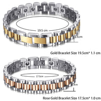 Bracelet 99,999% Pure Germanium Bracelet pour les femmes Corée Populaire En Acier Inox